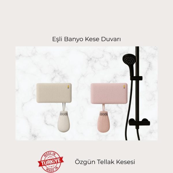 Eşli Banyo Kese Duvarı