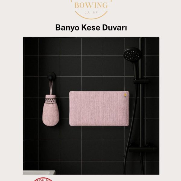 Banyo Kese Duvarı - Pembe